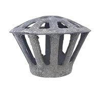 Grille de vidange de sol en fonte ronde pour atrium Raccords filtrants | Housses de grille de drainage pour jardin, cour, terrasse, balcon, arrière-cour, sous-sol, pelouse, toits