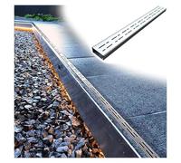 Grille de vidange en acier inoxydable robuste - Housse extérieure antirouille pour drainage pluvial, piscine, jardin, ferme