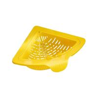 Grille De Vidange Pour Évier De Cuisine 17.5x17.5x9cm Égouttoir De Coin Magnétique,Panier De Drain D'Évier Passoire Alimentaire Pour Élimination Des Déchets Maison Restaurant Lavage Légumes Pâtes