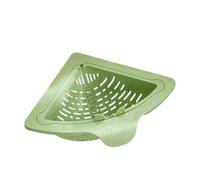Grille De Vidange pour Évier De Cuisine, Drain D Angle Magnétique, Porte-Éponge Anti-Bouchon, Panier De Récupération De Nourriture D Évier Triangulaire pour Broyeur À Déchets Lavage