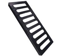 Grille d'égout en fonte, dimensions 700x700 mm e charge B125, couleur noire