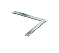 Grille design TECEdrainline "basic" pour canal coudé 90 degrés, 1000mm, poli, 611010