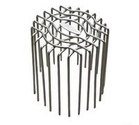 Grille d'évacuation de sol en maille 304 anti-rats pour salle de bain - Filtre d'égout en PVC - Filet de protection en acier inoxydable (90 mm)