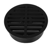 Grille D'évacuation des Eaux Usées Ronde pour Tuyaux de Drainage 4 Pouces | Protège les Débris, Résiste à Décoloration, Réduit L'érosion du Sol, Usage Extérieur Patio