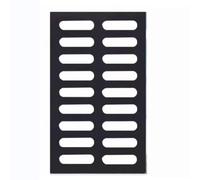 Grille D'évacuation Fonte Robuste, Couvercle Grille, Capacité Charge élevée | Avec une Surface Peinte Antirouille et un Système de Drainage Performant, idéal pour la Pelouse(20x50cm/7.8x19.6in)