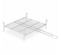 Grille double étamée barbecue 30 x 35 cm