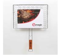 Grille double souple pour barbecue 40x28 cm SoMagic