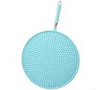 Grille Égouttoir Silicone 50x33cm Micro-ondes Safe(Blue) | Matériau silicone souple, ergonomique longue, protège mains chaleur, manipulation sûre, tenir