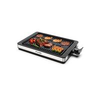Grille Électrique FIMEI - Barbecue de Table Sans Fumée - 1800W Puissante - 5 Niveaux de Température Réglable - Noir