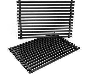 Grille émaillée pour le barbecue à gaz Weber Spirit E310 E320 S310 S320 - Gril à gaz rectangulaire/gril à charbon de bois 44x30cm - 2 pièces