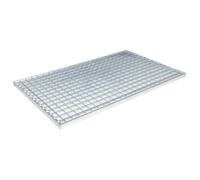 vidaXL Grille Argent 80 x 50 x 2 cm Acier galvanisé à chaud