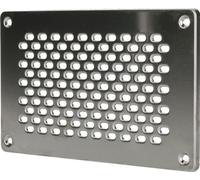Grille en acier inoxydable 25 x 15 cm pour trous dans les façades