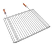 Grille en acier inoxydable à largeur réglable 45-55x37cm avec poignée