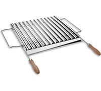 Grille en acier inoxydable à largeur réglable 50-70x42cm