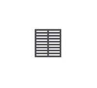 Grille en Acier Inoxydable GN 2/1 - - - Acier inoxydable 530x650xmm