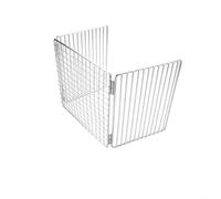 Grille en acier inoxydable pour barbecue 50 x 20 cm | Robuste, résistant à la déformation, supporte la viande lourde, la construction, durable