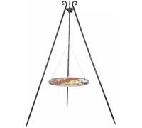 Grille en acier inoxydable sur Trépied-Ø 70cm--