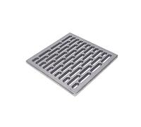 Grille en fonte 25 x 25 cm pour cheminée, poêle, barbecue, fond pour cendres
