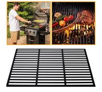 Grille en fonte Grille de barbecue en fonte émaillée Épaisseur 0,9 cm 54 × 34 cm Grille émaillée