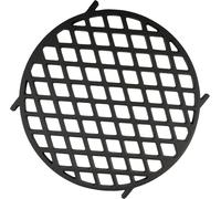 Grille en fonte - Insert pour barbecue - Cuisson rapide - Revêtement antiadhésif émaillé - Ø 30 cm - Noir