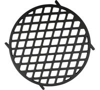 Grille en fonte - Insert pour barbecue - Cuisson rapide - Revêtement antiadhésif émaillé - Ø 30 cm - Noir