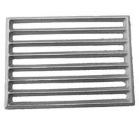 Grille en fonte pour foyer, 21,5 x 16 cm, support de remplacement robuste pour cheminée, grille pour foyer extérieur et barbecue