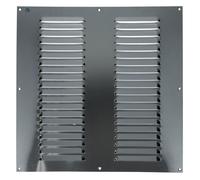 Grille estampée Renson 436 400x400 mm surface libre 28% anodisé argent 44004001