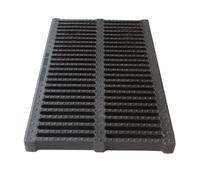 Grille évacuation eau pluviale Grille 500x250mm 1.2T pour caniveau extérieur