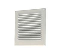 Grille extérieure à auvent GAT 150x200 mm aluminium blanc - - 11001001