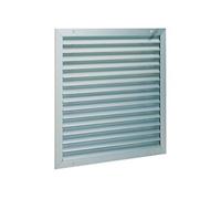 Grille extérieure murale en alu anodisé pour air neuf / vicié AWA 251 350x350mm - - 11052135