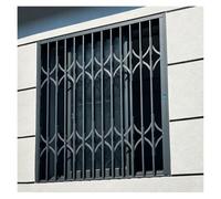 Grille Fenêtre Extensible Verrouillable Aluminium Maison | Barres Sécurité Aluminium Avec Glissière Et Serrure, Largeur Réglable Pour Fenêtres Sous-sol Appartement Maison