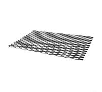 Grille Foyer Acier 30x19cm Retient pour braises Grille Foyer(9.8 * 16.1in)