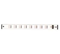 Grille glissière 475 x 22 mm blanc RENSON 9100