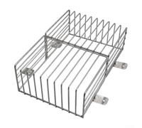 Grille Gouttière Acier 304 pour feuilles Grille Gouttière Acier | Maille fine efficace, résiste rouille et érosion, idéal climat humide, solution permanente fiable