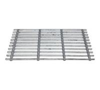 Grille gratte pieds en acier galvanisé 60 x 30 cm G
