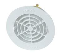 grille intérieure à fermeture - pour tube pvc avec moustiquaire - nicoll1fatm100