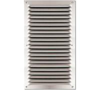 AUTOGYRE 412010 Grille d'aération aluminium anodisé 100x200 mm