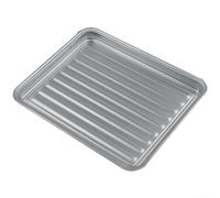 Grille métallique découpable pour plaque de cuisson et plaque à rôtir (23 | Construction robuste, empêche l'adhérence des aliments, répartition homogène de la chaleur, réutilisable, finition argentée