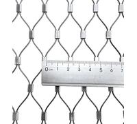 Grille Métallique Maille Toile INOX, 1,2mm/2cm Filet Antichute | Filet De Sécurité Robuste Pour Terrasses, Écoles Et Clôtures De Jardin(1x18m)