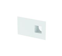 Grille murale extérieure combinée ComfoEdge Dupla DN125, prise d'air extérieur à gauche, blanc, RAL 9016 de Zehnder - 990430570
