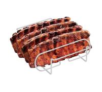Grille nervurée pour barbecue, support à steak, accessoire de barbecue | Grille à rôtir nervurée en acier au carbone - Cuisine, extérieur, camping, barbecue, cuisson à steak