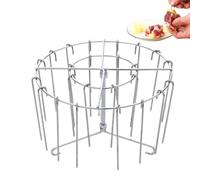 Grille Pour Air Fryer - Support Vertical En Acier Inoxydable, Grille Verticale Accessoire, Multifonction Pour Bacon Poulet Barbecue