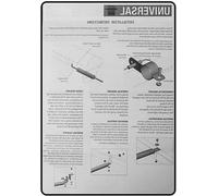 Grille pour barbecue à gaz, en acier inoxydable, usage universel, lot de 4, 295-445 cm.