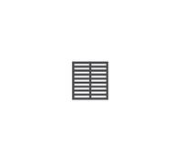 Grille pour four en Acier Inoxydable GN 2/1 Combisteel 1 G