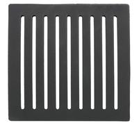 Grille pour four ou cheminée - 22 x 22 cm - Fonte