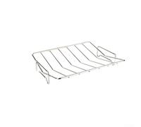 Grille professionnelle en V en acier inoxydable pour rôtissoire - Grille de protection thermique 33 x 25 cm