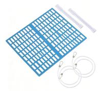 Grille Protectrice pour Skimmer de Piscine Maille Fine Universelle Amovible | Grille De Protection Capte-Feuilles Universelle Pour La Maison, Salle De Sport, Parc, Hôtel
