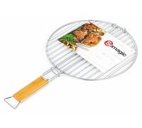 Grille rectangulaire Somagic INOX 30 cm x 50 cm - Acier chromé pour grillades