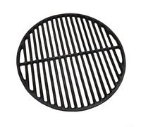 Grille ronde en fonte pour barbecue au charbon de bois, grille de rechange pour barbecue à gaz, grille de barbecue en fer robuste avec grande grille ronde pour la cuisine extérieure (maille de 45,7 cm