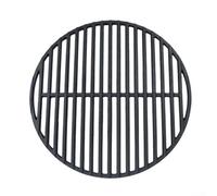 Grille ronde polyvalente en fonte émaillée - Idéal pour les barbecues à gaz et Chal, grille de cuisson parfaite pour griller, rôtir et accessoires de barbecue en plein air